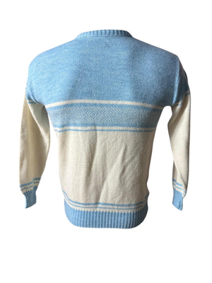 Vintage men's V neck lambs wool sweater M Puritan