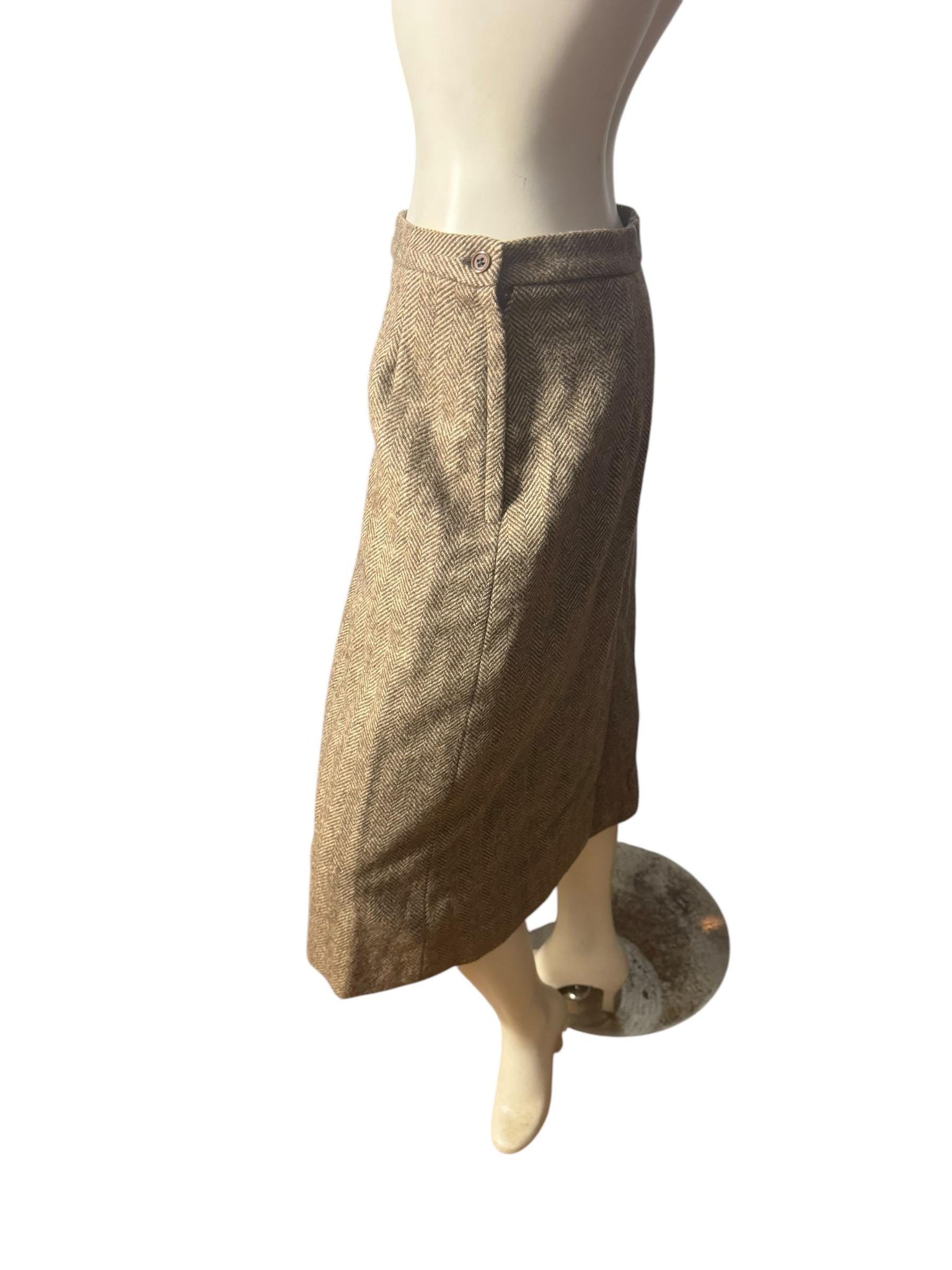 Vintage 60's tweed women's suit L XL