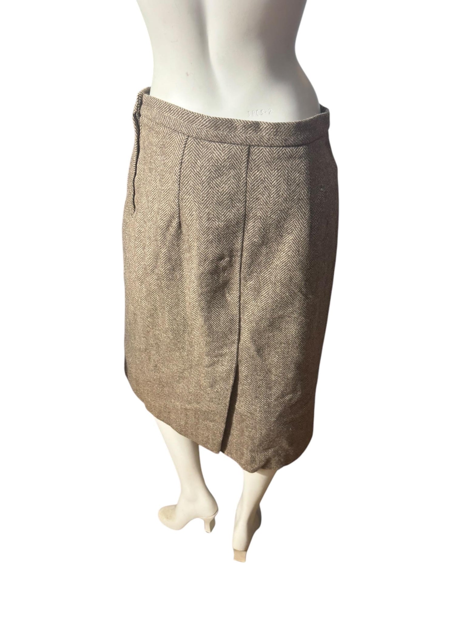 Vintage 60's tweed women's suit L XL