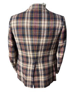 Vintage wool plaid suit jacket 44 Austin Reed