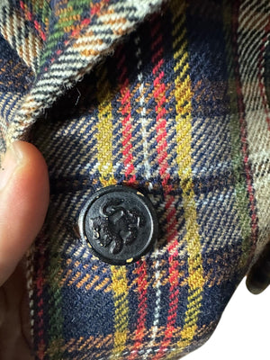 Vintage wool plaid suit jacket 44 Austin Reed