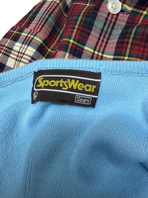 Vintage men’s blue sweater vest XL Sears