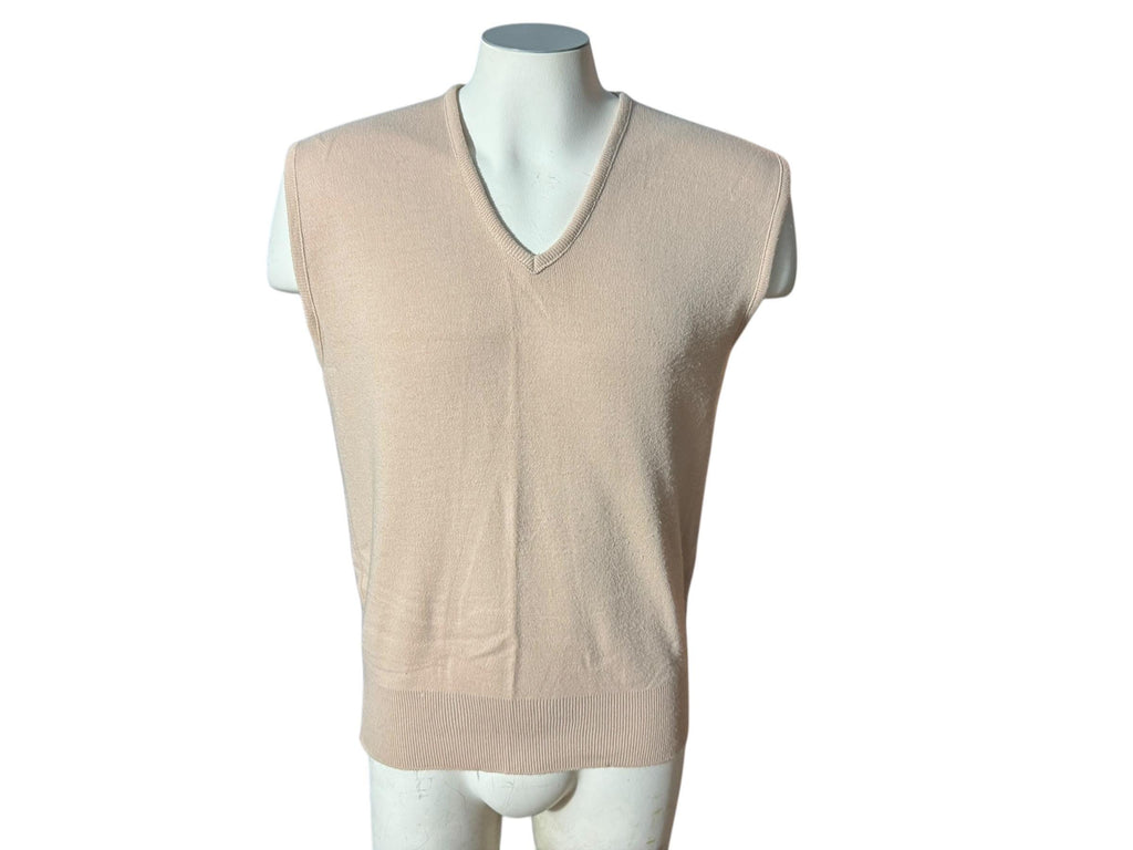 Vintage men’s tan sweater vest XL Sears