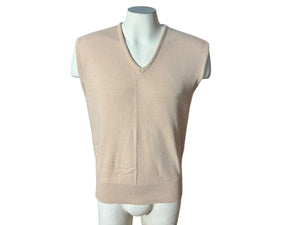 Vintage men’s tan sweater vest XL Sears