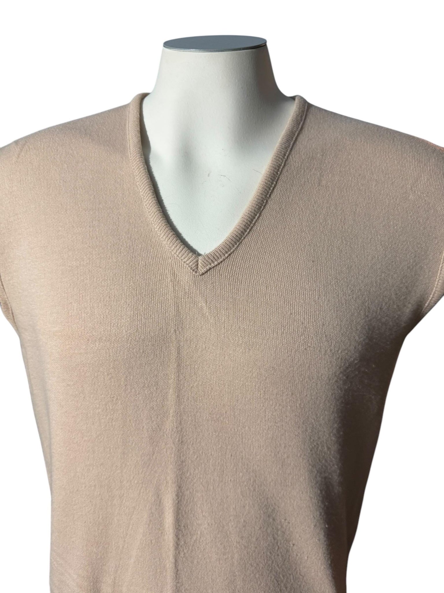 Vintage men’s tan sweater vest XL Sears