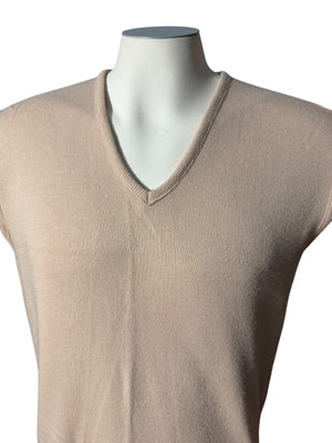 Vintage men’s tan sweater vest XL Sears