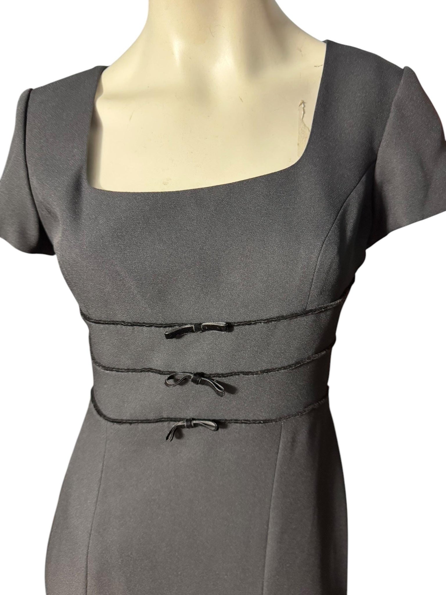 Vintage 80's black long dress 4 Liz Claiborne Night