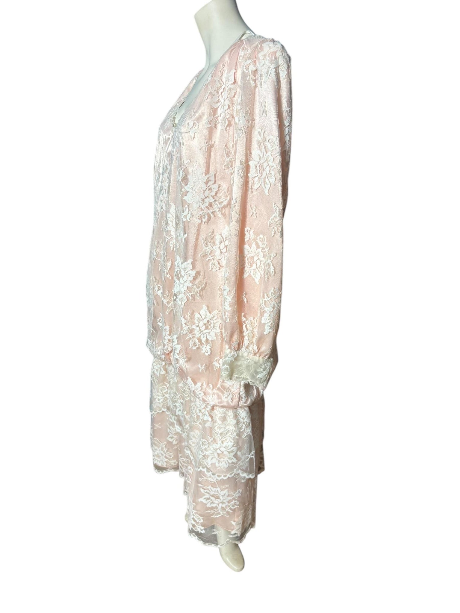 Vintage 80's drop waist dress 22 XXL Chez by Tandy