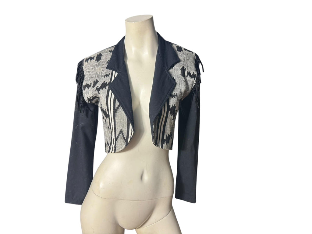 Vintage 80's southwest short jacket M Contempo