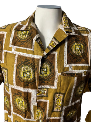 Vintage 60's Hawaiian shirt M Malihini
