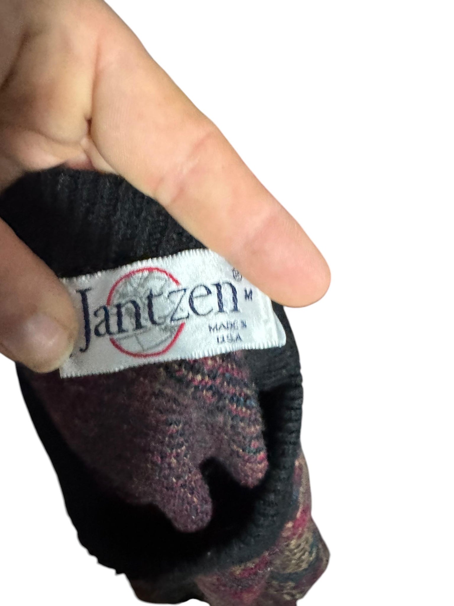 Vintage 80's men's pattern sweater M Jantzen