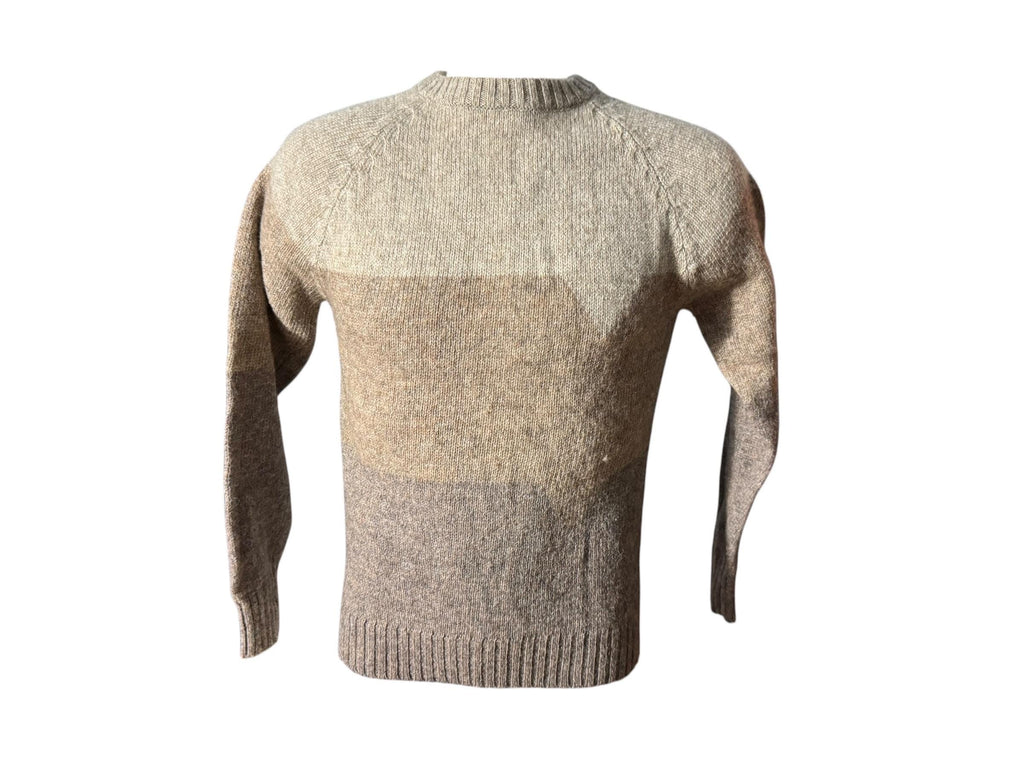 Vintage 70's men's brown & tan sweater M McGregor