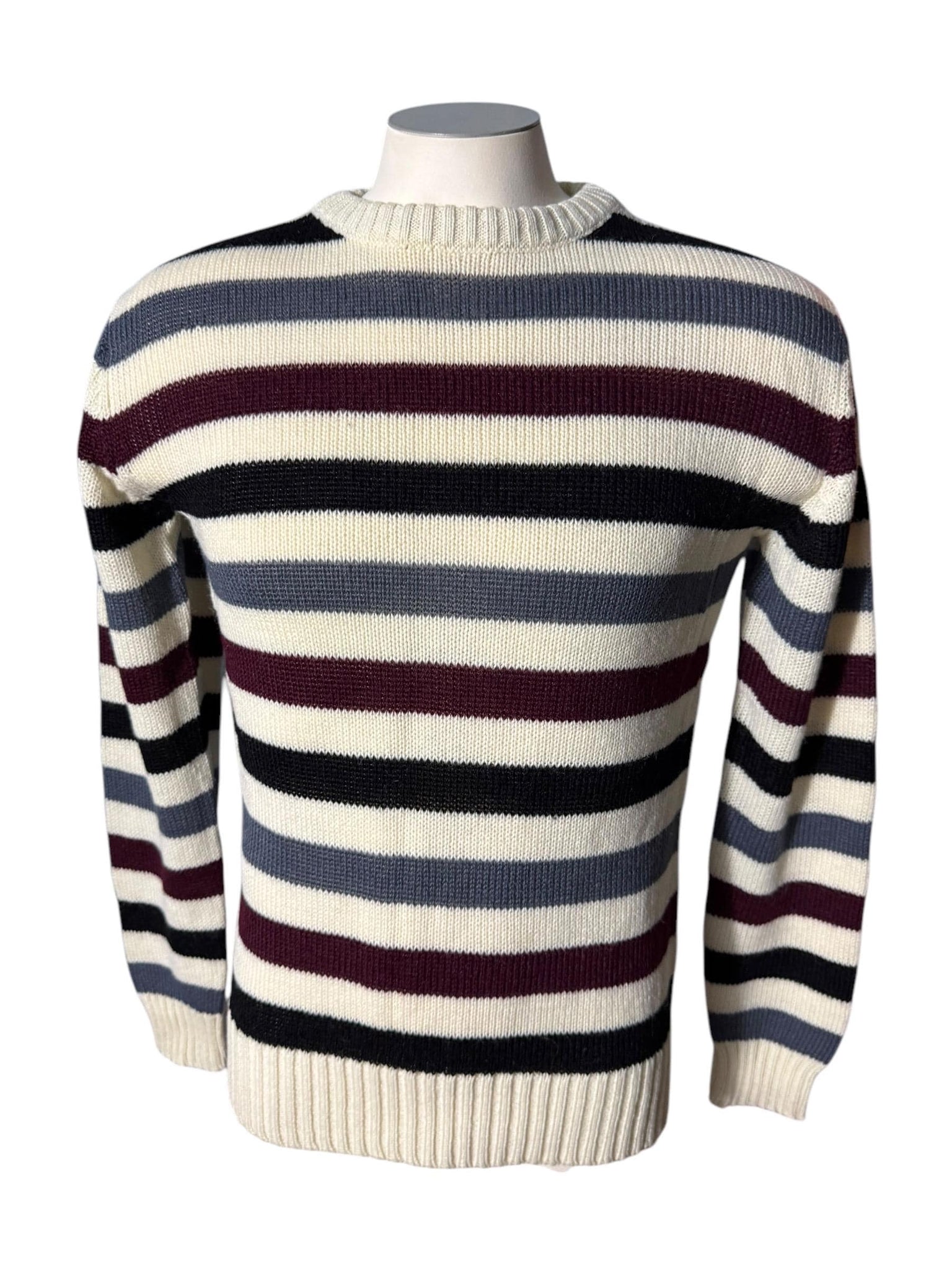 Vintage 80's men's striped sweater M Goudchaux