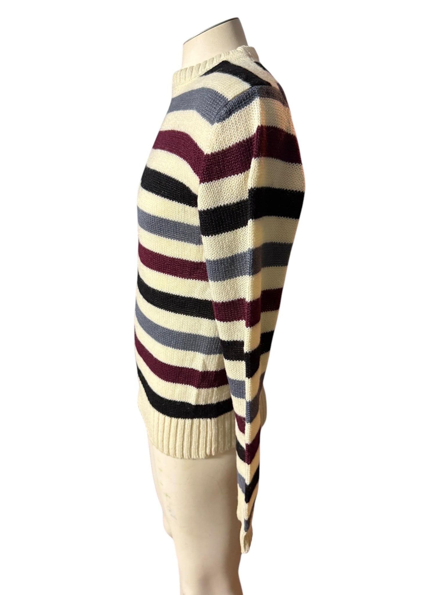 Vintage 80's men's striped sweater M Goudchaux