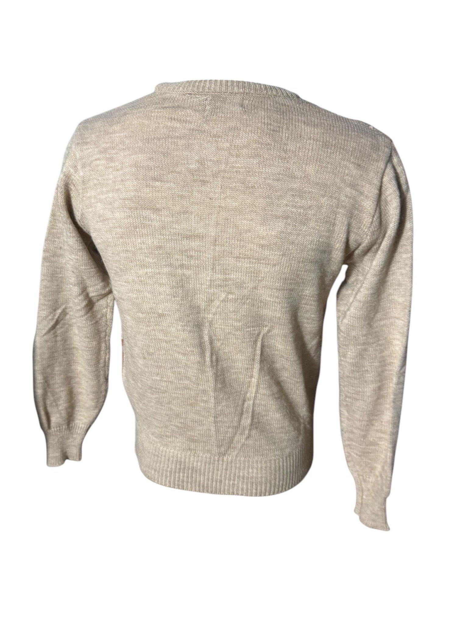 Vintage 80's men's argyle sweater M Sutton Place