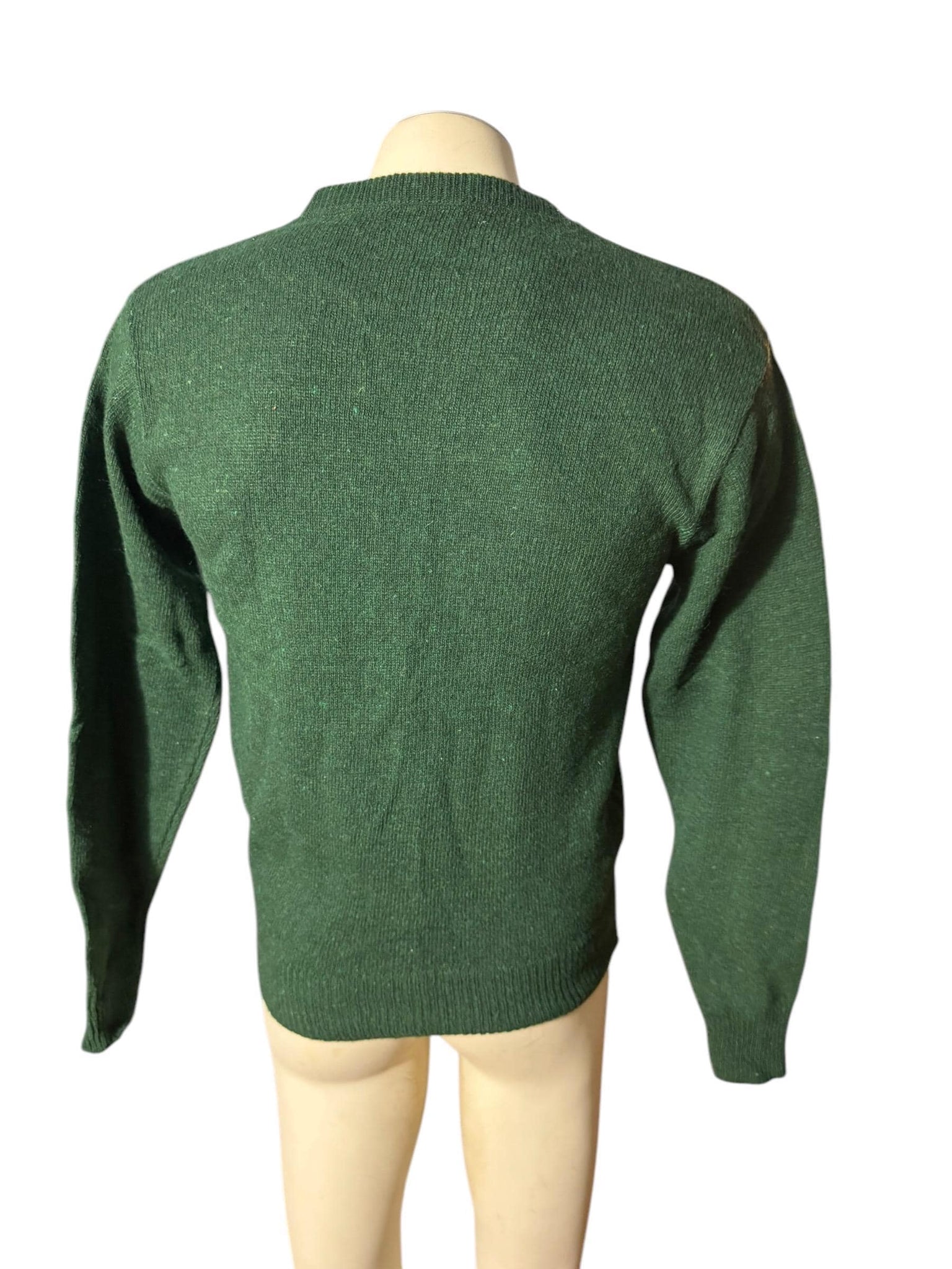 Vintage 70's men's green sweater M Campus One