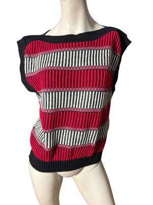 Vintage 80's sweater tank top Raje M L