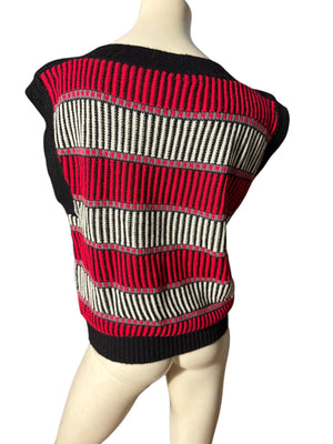 Vintage 80's sweater tank top Raje M L