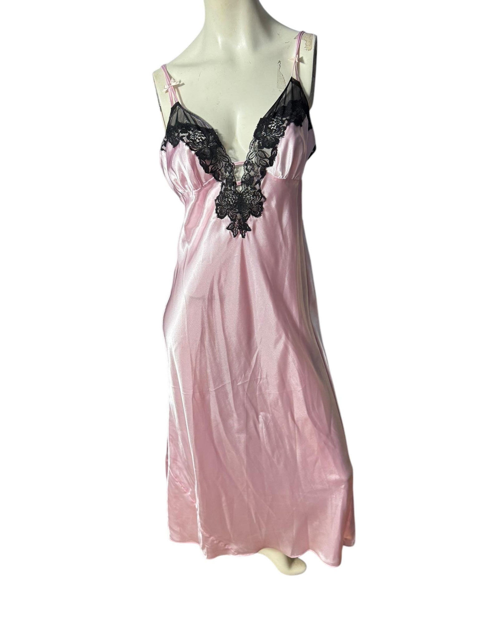 Vintage pink Frederick's of Hollywood nightgown L
