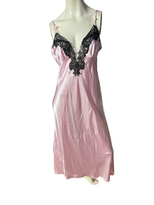 Vintage pink Frederick's of Hollywood nightgown L