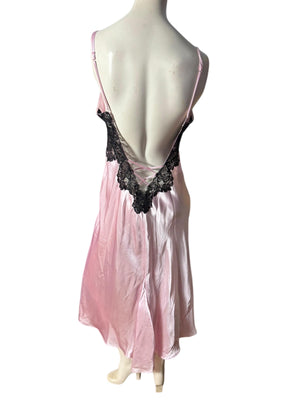 Vintage pink Frederick's of Hollywood nightgown L