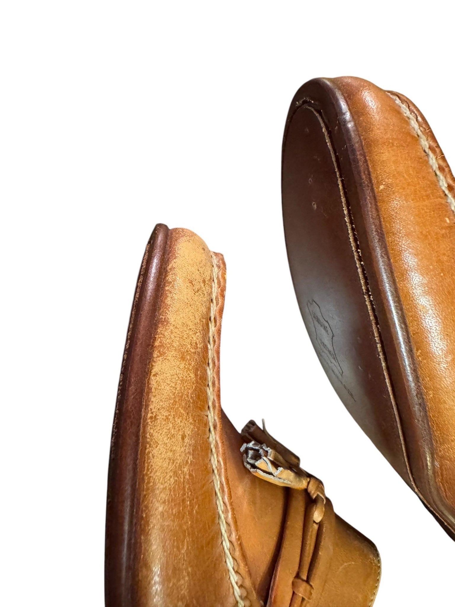 Vintage 70's Fayva men's brown loafer shoes 6