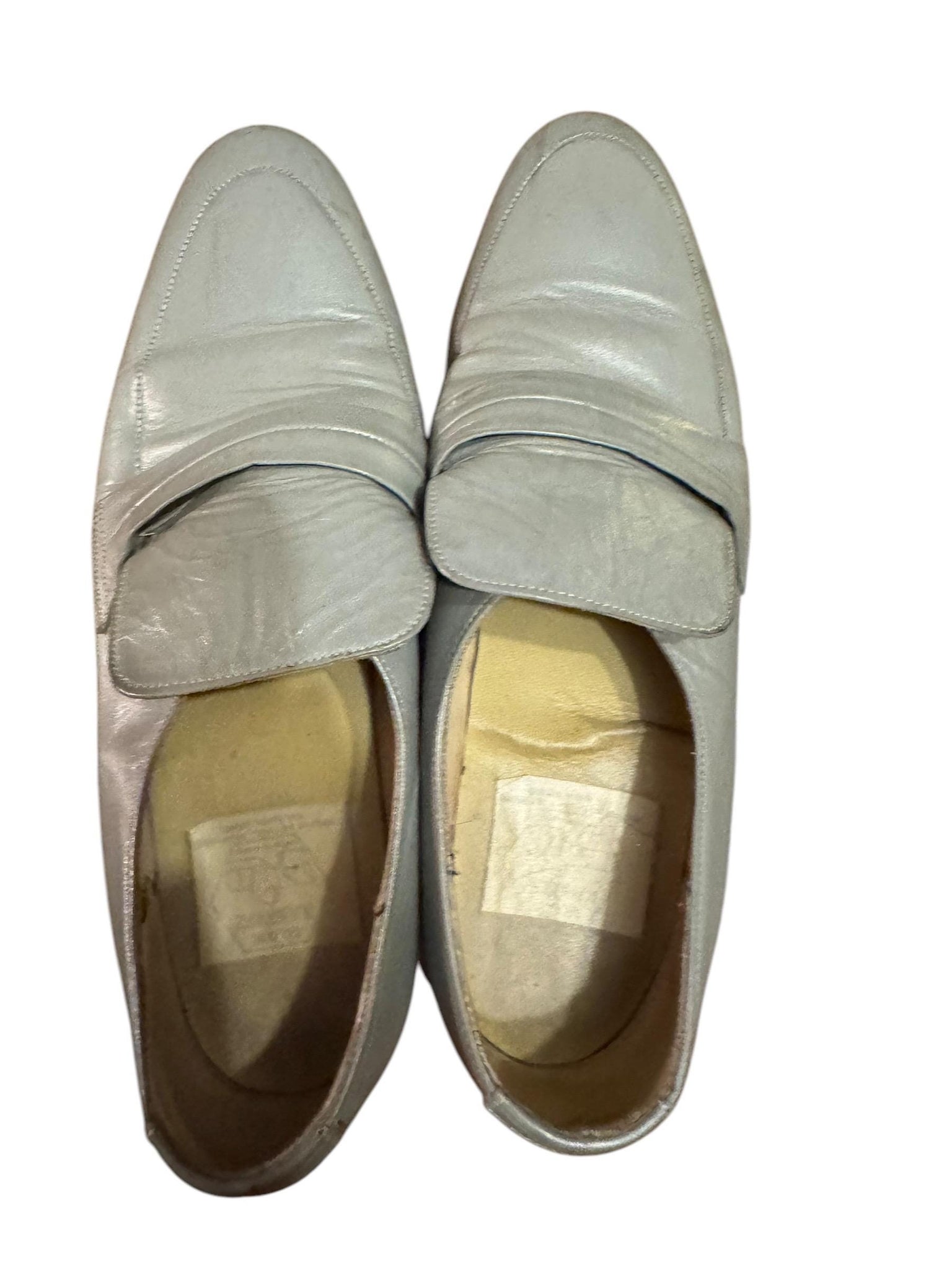 Vintage 70's men's gray loafer shoes 5