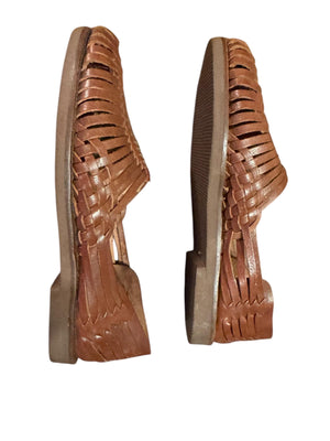 Vintage leather huaraches sandals 4.5 W- 6