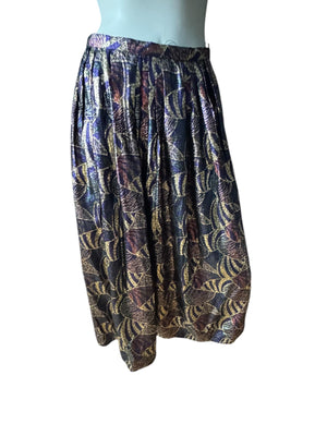 Vintage 80's metallic skirt dress set 8 Tica