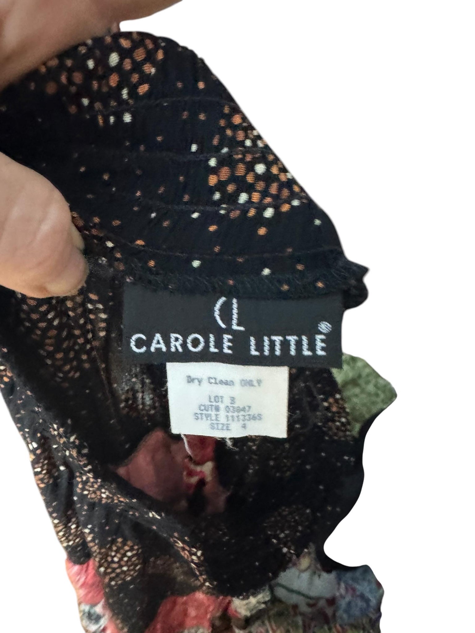 Vintage Carole Little full skirt rayon 4