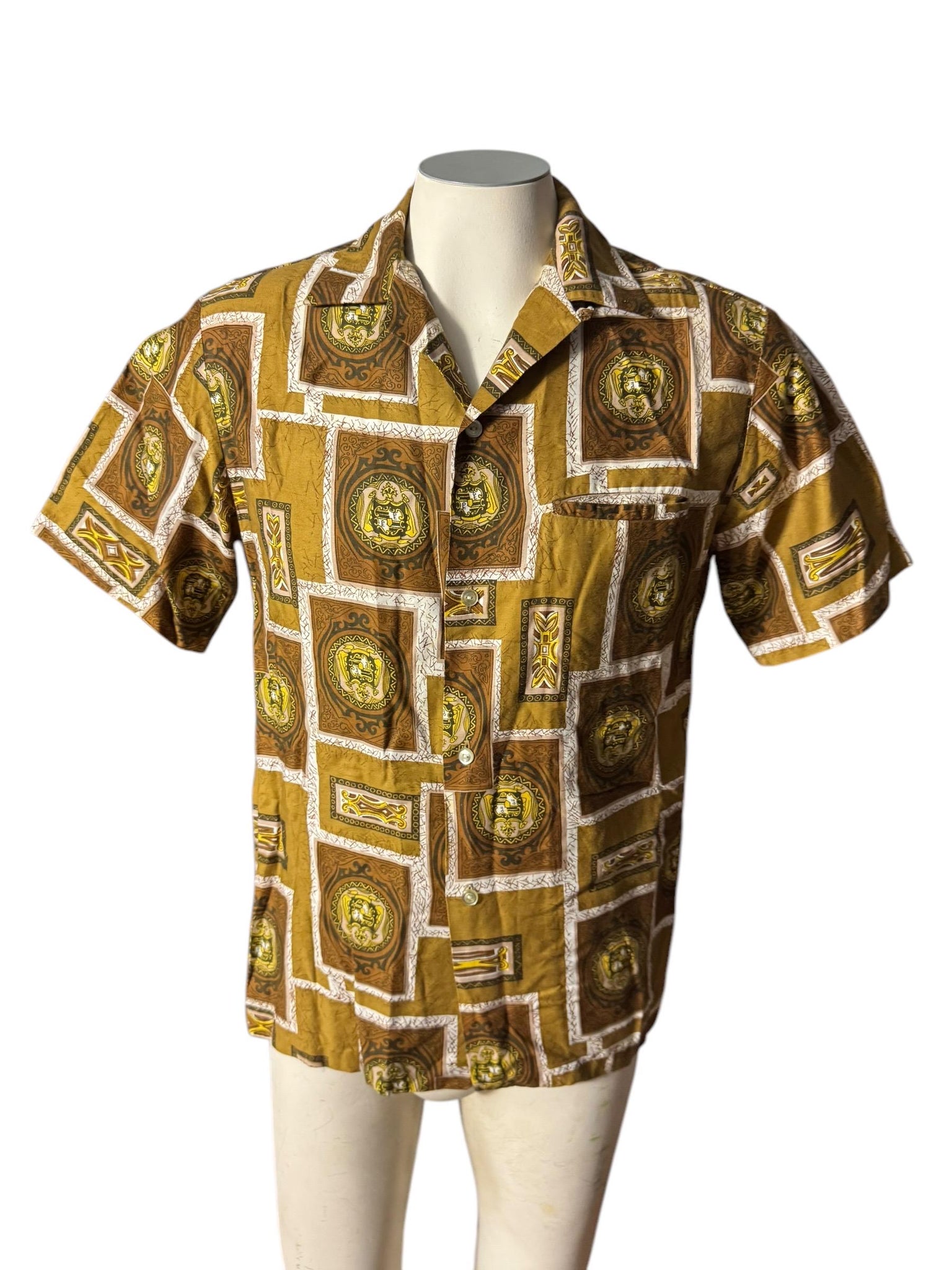 Vintage 60's Hawaiian shirt M Malihini