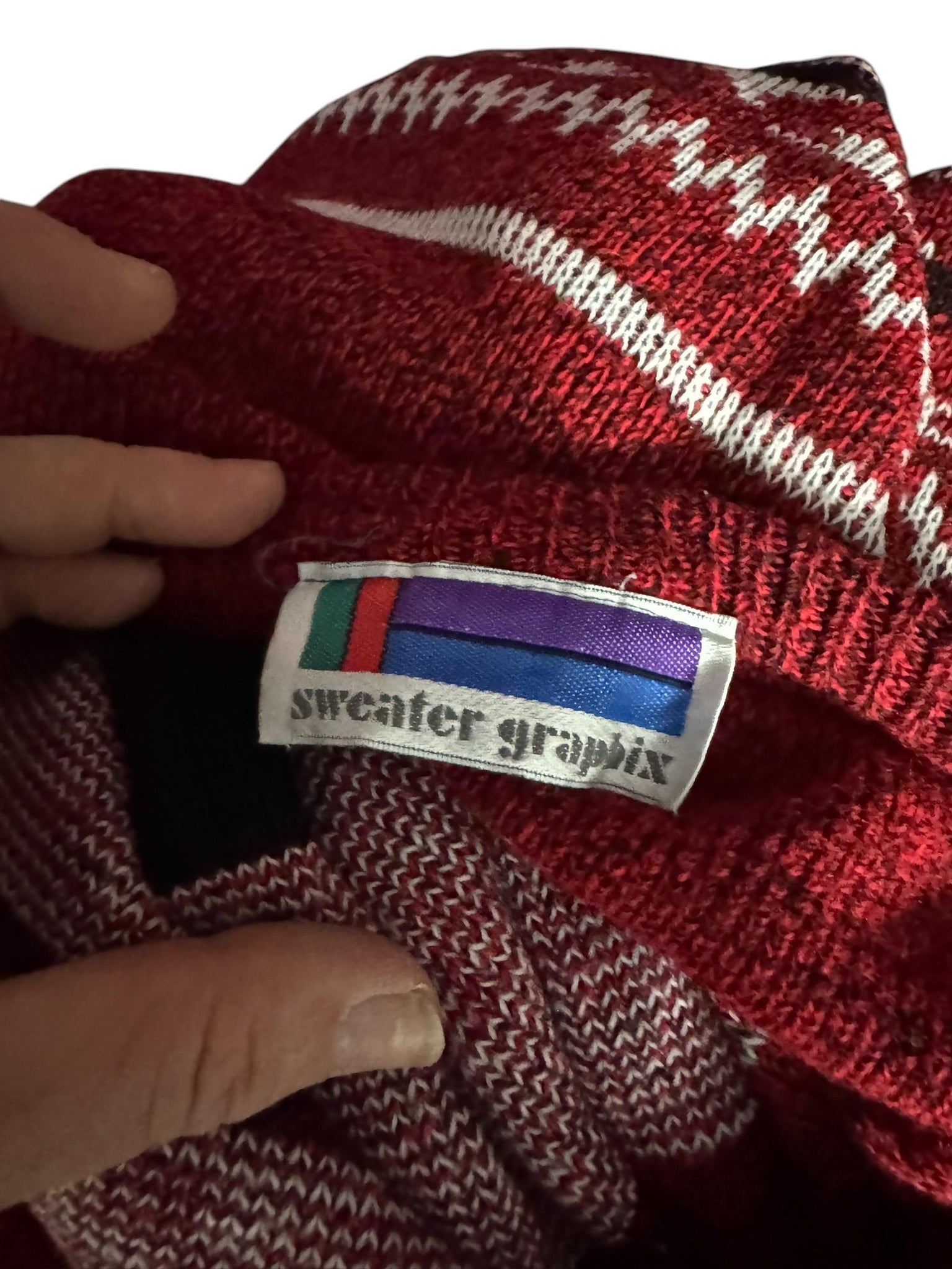 Vintage 80's men's sweater M Sweater Graphics