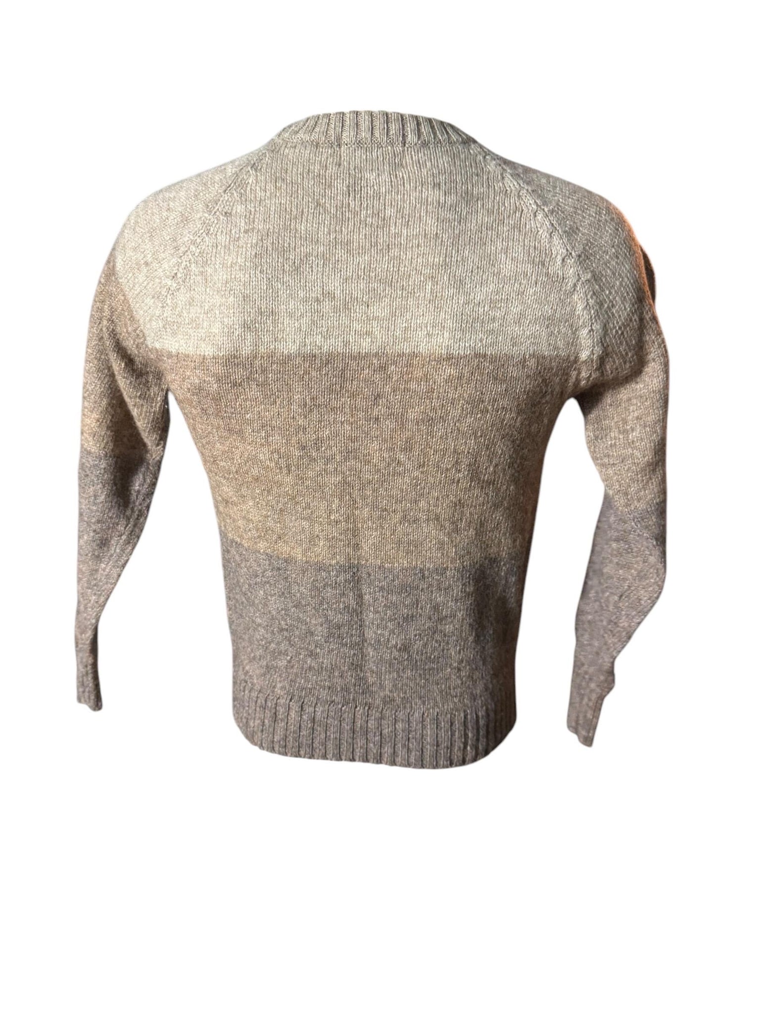 Vintage 70's men's brown & tan sweater M McGregor