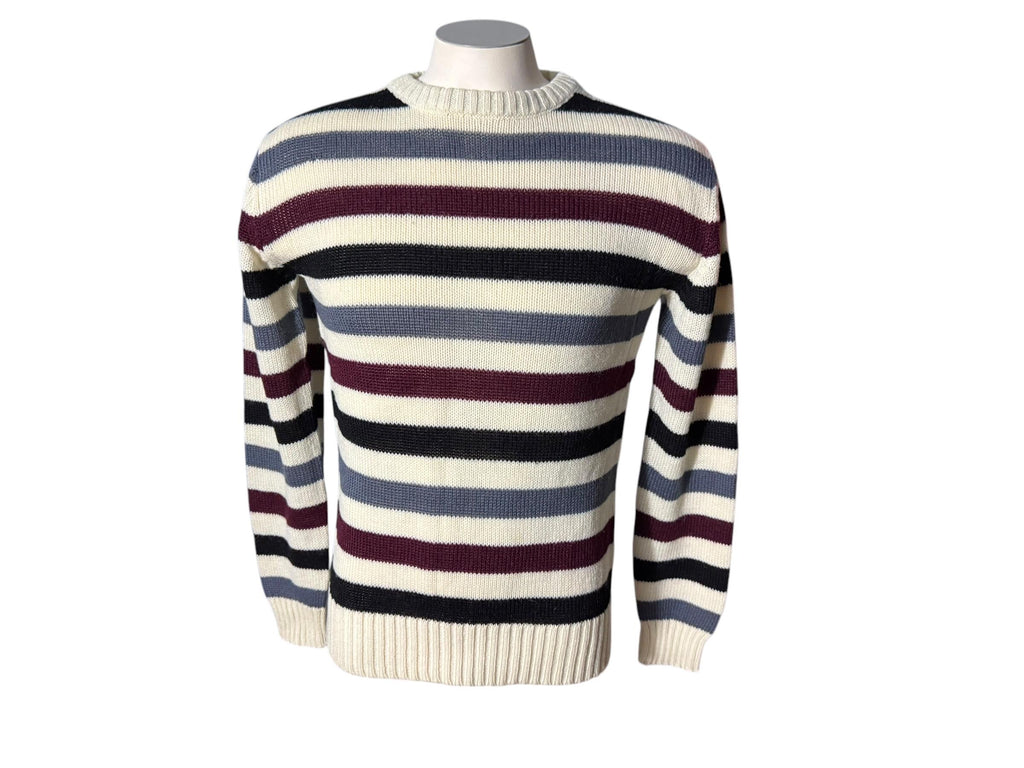Vintage 80's men's striped sweater M Goudchaux