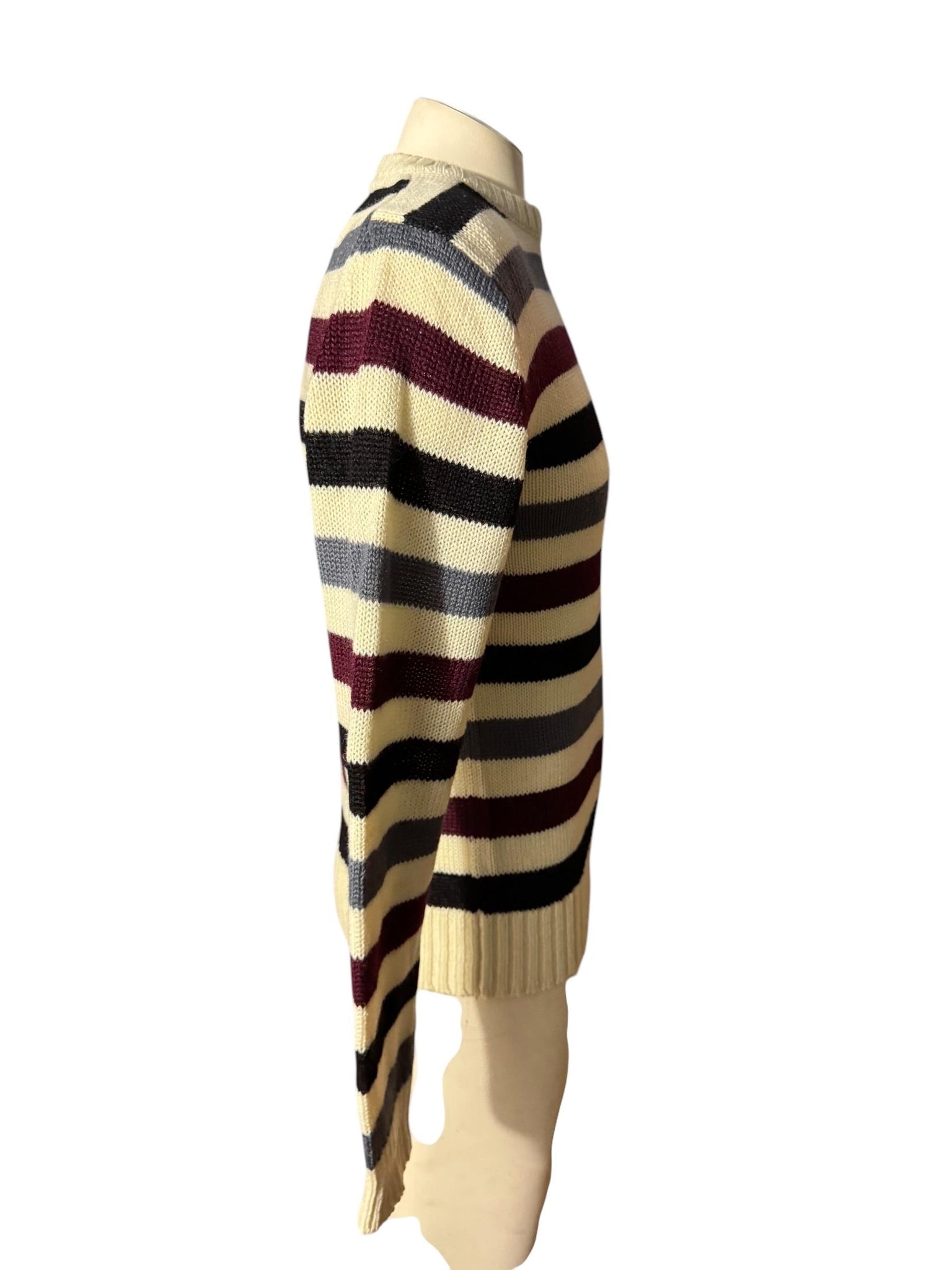 Vintage 80's men's striped sweater M Goudchaux