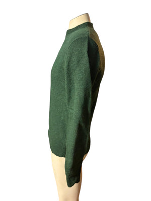 Vintage 70's men's green sweater M Campus One