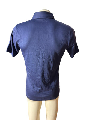 Vintage 80's navy men's polo shirt M Greg Richard