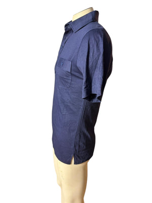 Vintage 80's navy men's polo shirt M Greg Richard