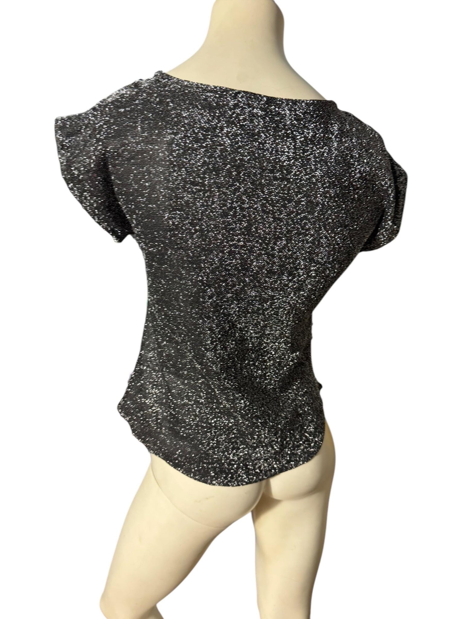 Vintage 70's sequin top shirt S Joanna