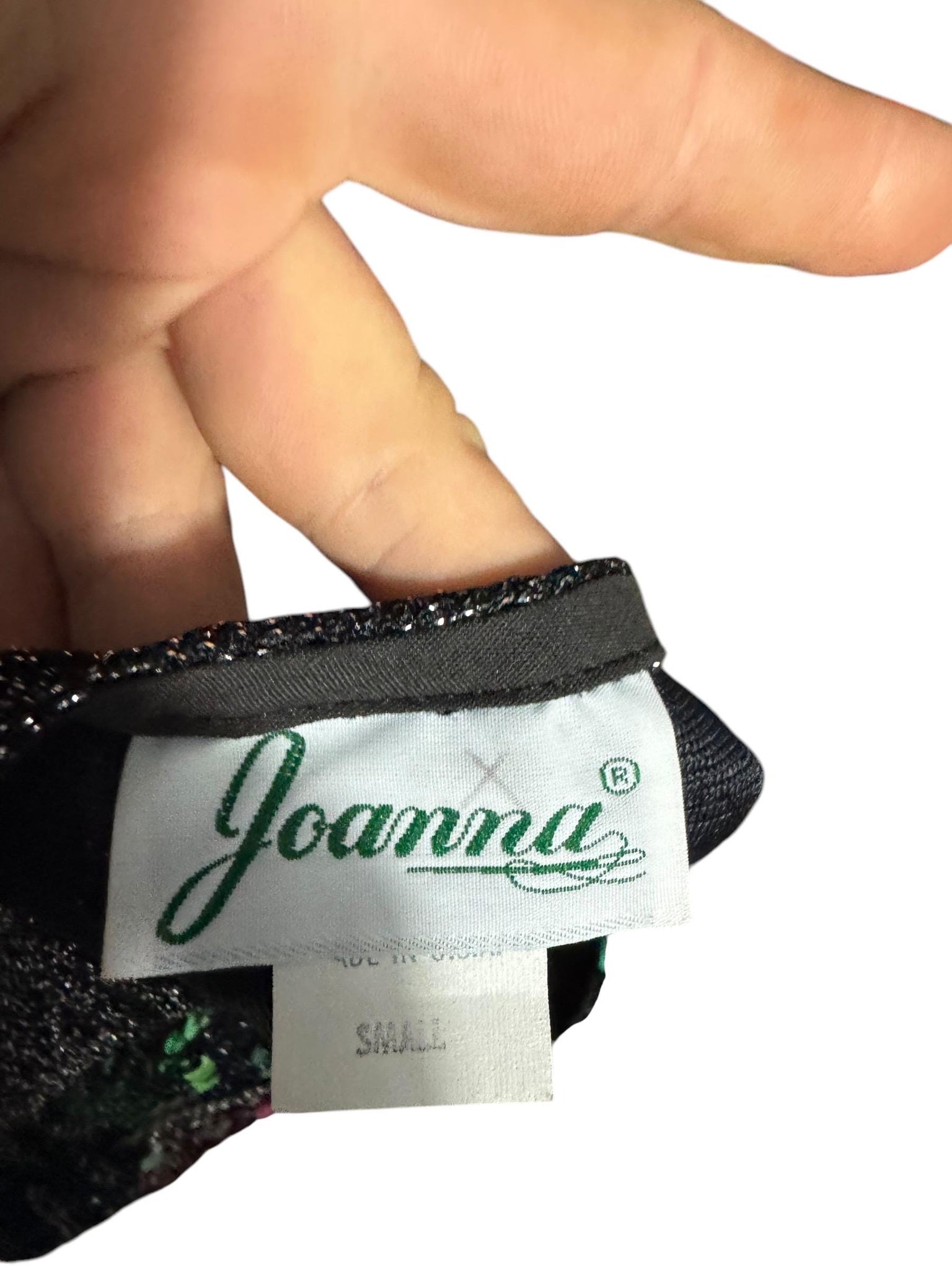 Vintage 70's sequin top shirt S Joanna