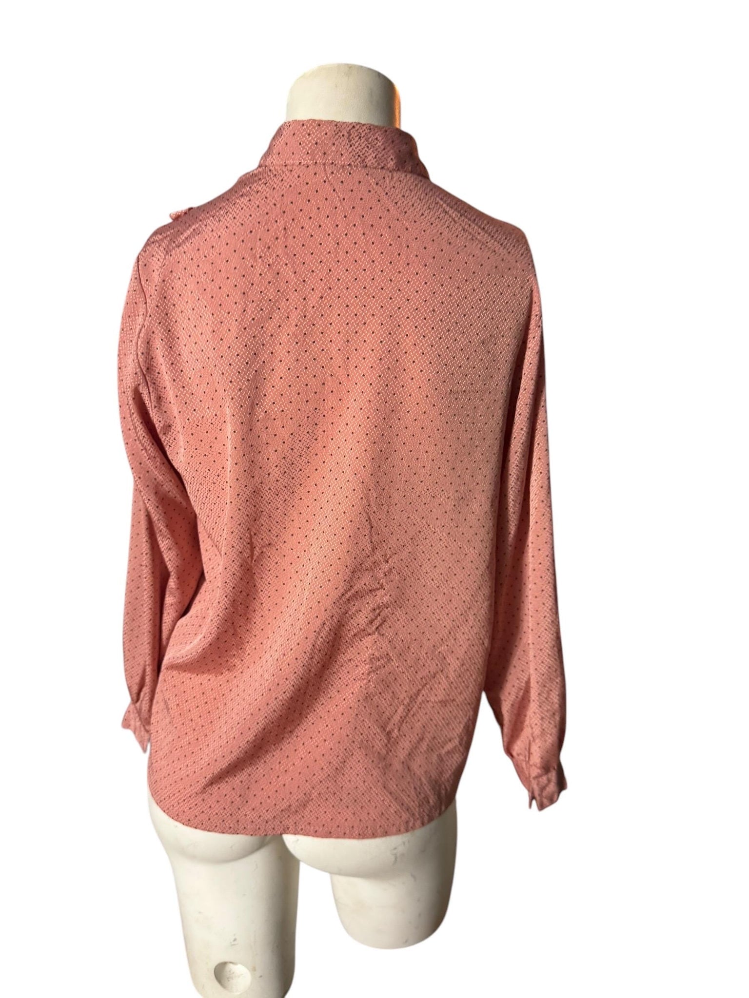 Vintage 80's prairie lace blouse S M