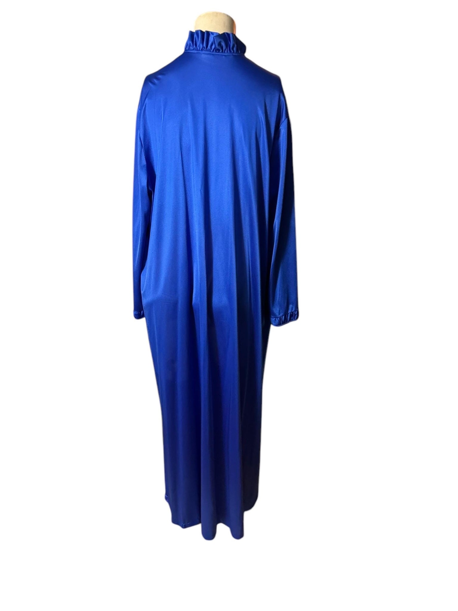 Vintage 70's blue robe Vanity Fair L