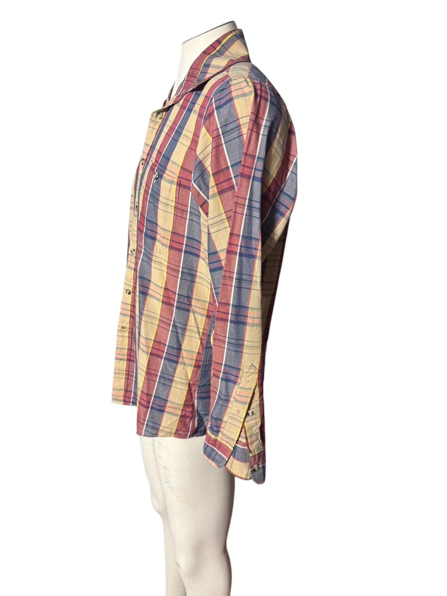 Vintage Levi’s plaid 80's shirt M