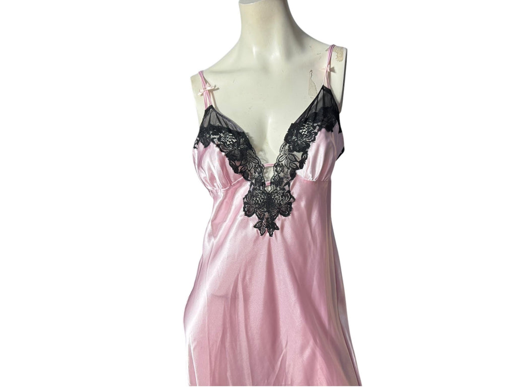 Vintage pink Frederick's of Hollywood nightgown L