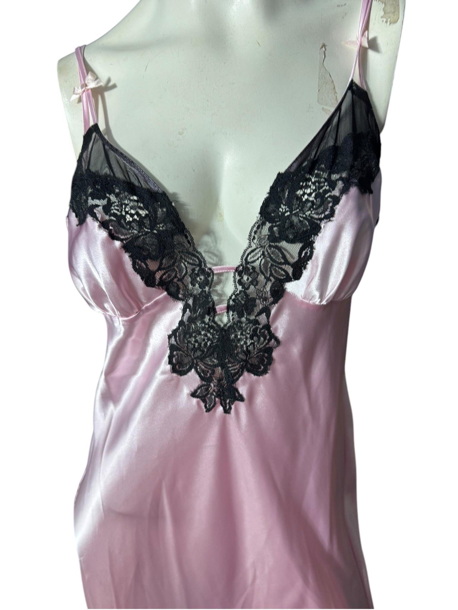 Vintage pink Frederick's of Hollywood nightgown L