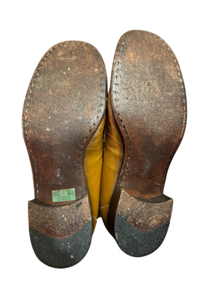 Vintage 70's men's brown loafer shoes 4.5 M 6 W