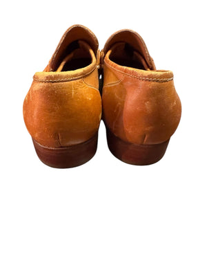 Vintage 70's Fayva men's brown loafer shoes 6