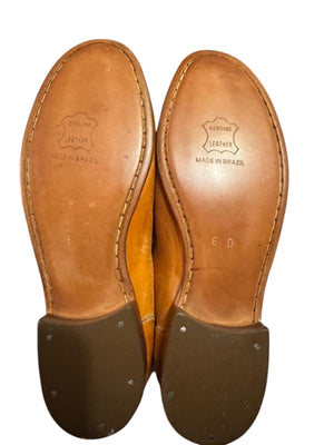 Vintage 70's Fayva men's brown loafer shoes 6