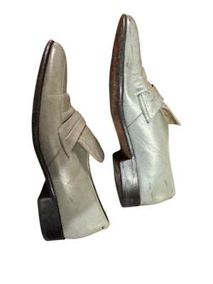 Vintage 70's men's gray loafer shoes 5