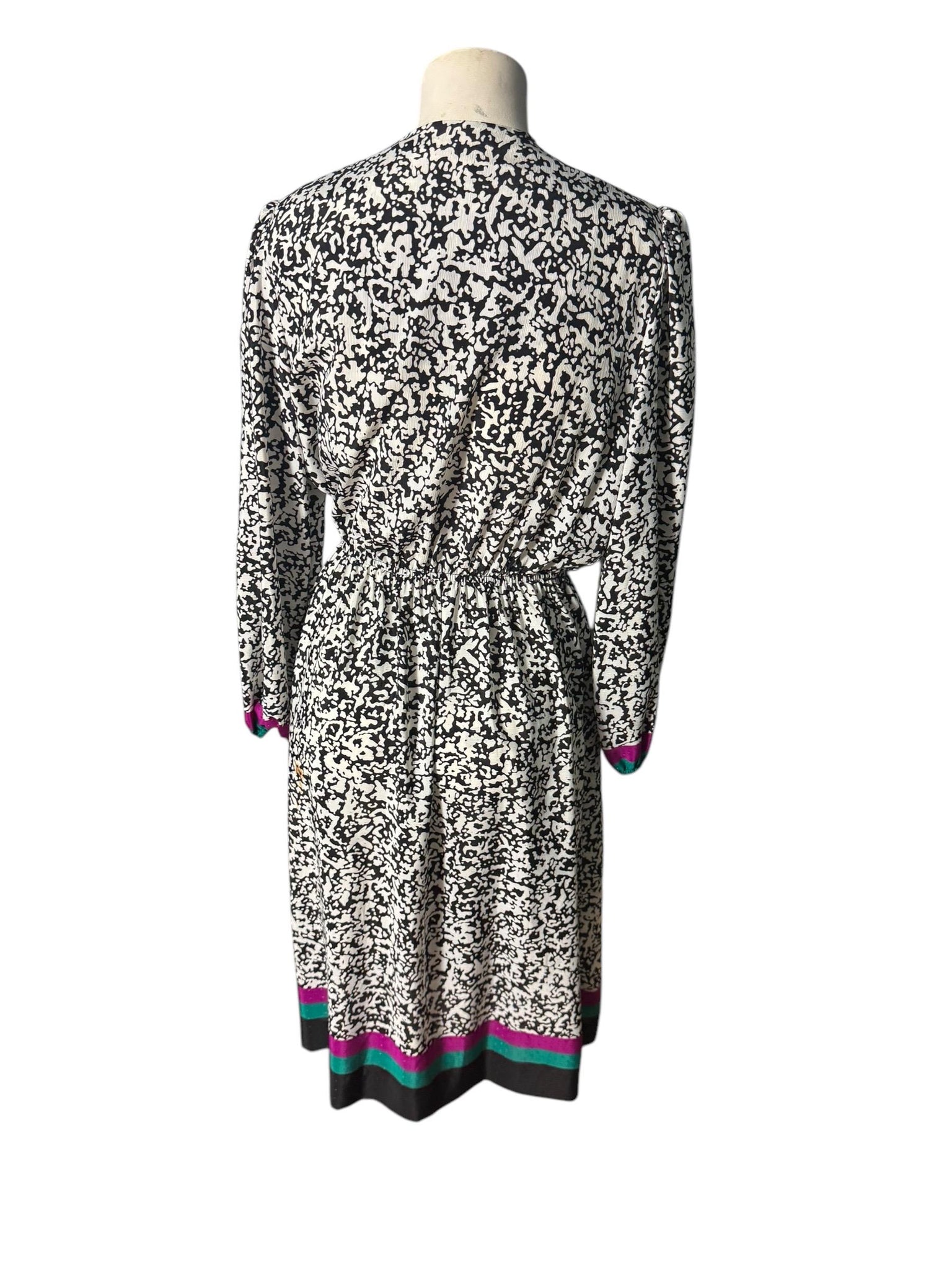 vintage 80's Leslie Fay dress M petite